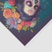 Papier Mousseline Épouse gothique en Larmes solitaires, (Détail)