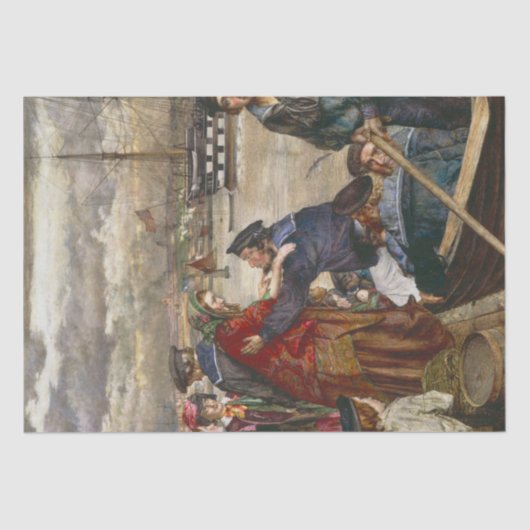 Papier Mousseline Épouses et épouses des marins (par John Lee) (Recto)