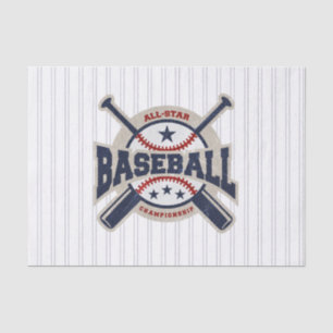 Papier Mousseline Équipe de baseball étoile sport fête d'anniversair