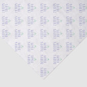 Papier Mousseline Équipe de mariée (Détail)