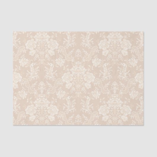 Papier Mousseline Équipe romaine de Floral Damask (Recto)