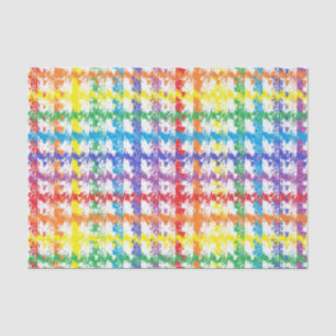 Papier Mousseline Éraflure d'arc-en-ciel