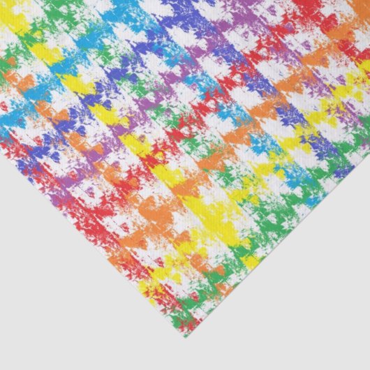 Papier Mousseline Éraflure d'arc-en-ciel (Détail)