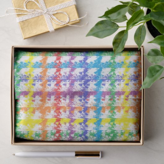 Papier Mousseline Éraflure d'arc-en-ciel (Cadeau)