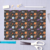 Papier Mousseline Eric Carle | Caterpillar Black Halloween Motif (Artisanat)