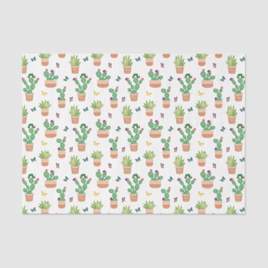 Papier Mousseline Eric Carle | Caterpillar, Cactus et Papillon Pa (Recto)