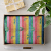 Papier Mousseline Eric Carle | Caterpillar Rainbow Stripe Motif (Cadeau)