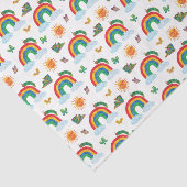 Papier Mousseline Eric Carle | Caterpillar to Rainbow Butfly (Détail)