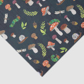 Papier Mousseline Eric Carle | Motif Bugs et Champignons (Détail)