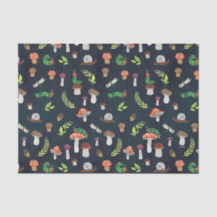 Papier Mousseline Eric Carle Motif Bugs et Champignons