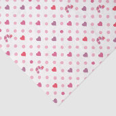 Papier Mousseline Eric Carle | Valentine Heart Polka Dot Motif (Détail)
