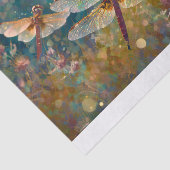 Papier Mousseline Escadron du matin scintillant, libellules éblouiss (Détail)