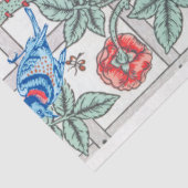 Papier Mousseline Escalade Rose et petit oiseau, William Morris (Détail)