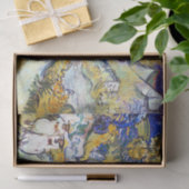 Papier Mousseline Escalier d'Auvers par Vincent Van Gogh (Cadeau)