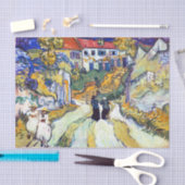 Papier Mousseline Escalier d'Auvers par Vincent Van Gogh (Artisanat)