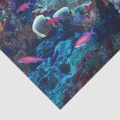 Papier Mousseline Espèce marine tropicale (Détail)