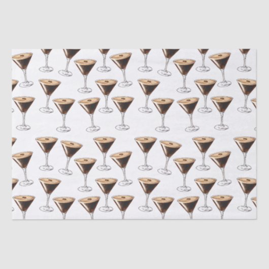 Papier Mousseline Espresso Martinis (Recto)