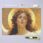 Papier Mousseline Esprit d'Ange Doré du Matin (Artisanat)