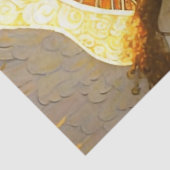 Papier Mousseline Esprit d'ange doré du soir (Détail)