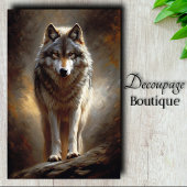 Papier Mousseline Esprit de Loup Découpage