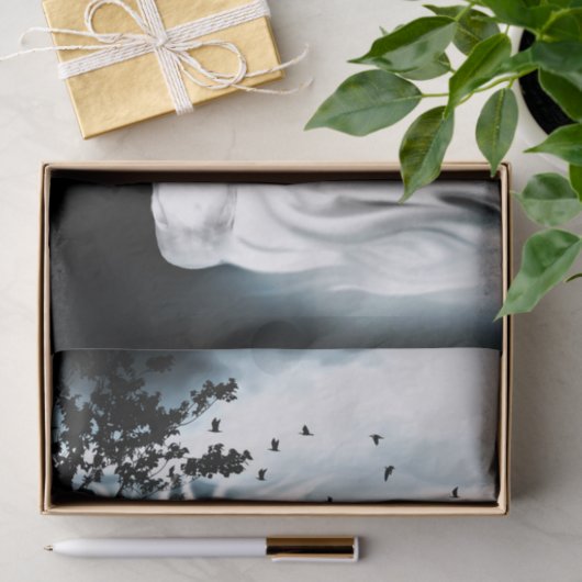 Papier Mousseline esprit fantomatique de cheval (Cadeau)