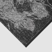 Papier Mousseline Esquisse crayon dessiné main de fleurs de pavot ro (Détail)