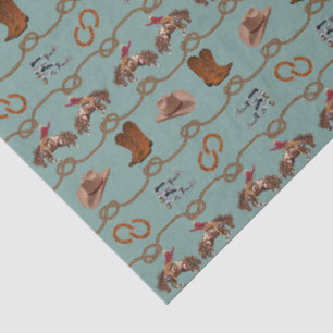 Papier Mousseline Essentiels de Rodéo Cowboy