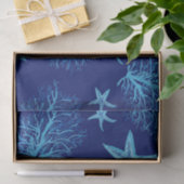Papier Mousseline Estarfish-corail bleu turquoise (Cadeau)