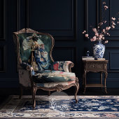 Papier Mousseline Esthétique orientale Elegant Geisha Portrait