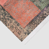 Papier Mousseline Esthétique orientale motifs patchwork chinoiserie (Détail)