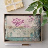 Papier Mousseline Esthétique orientale Motifs patchwork éclectiques (Cadeau)