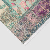 Papier Mousseline Esthétique orientale Motifs patchwork éclectiques (Détail)