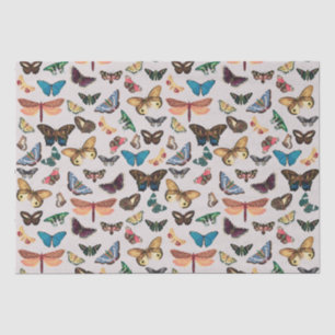 Papier Mousseline esthétique papillon vintage