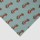 Papier Mousseline Étalon de rodéo sauvage (Détail)