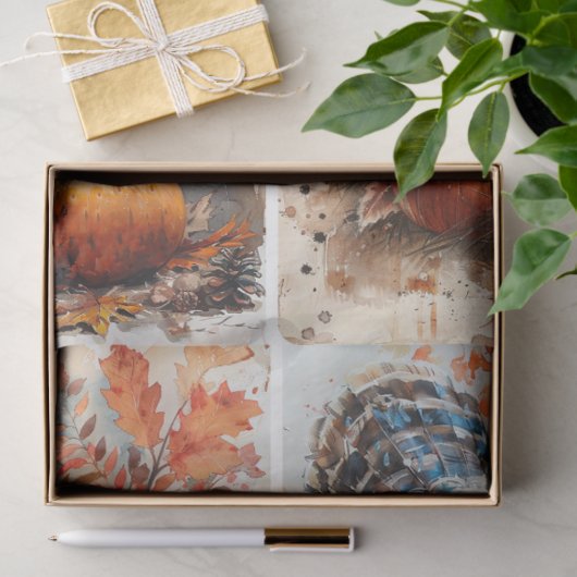 Papier Mousseline Etanche Thanksgiving (Cadeau)