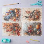 Papier Mousseline Etanche Thanksgiving (Artisanat)