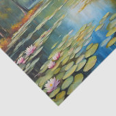 Papier Mousseline Etang Lily, Forêt, Illustration naturelle (Détail)