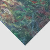 Papier Mousseline Etang Lily (Harmonie Rose), Monet (Détail)