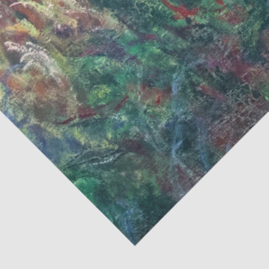 Papier Mousseline Etang Lily (Harmonie Rose), Monet (Détail)