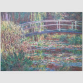 Papier Mousseline Etang Lily (Harmonie Rose), Monet (Recto)