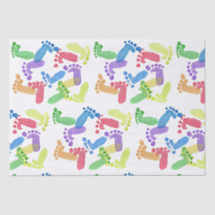 Papier Mousseline Étapes bébé, Pieds bébé, Empreintes bébé dans les 