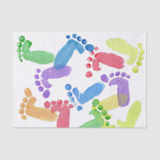 Papier Mousseline Étapes bébé, Pieds bébé, Empreintes bébé dans les 