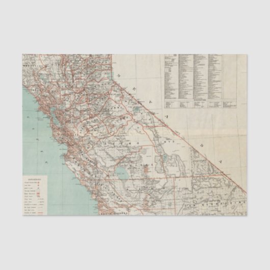 Papier Mousseline État de la Californie 2 (Recto)