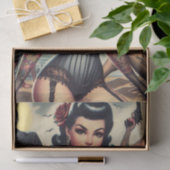 Papier Mousseline Été gothique rétro (Cadeau)