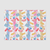 Papier Mousseline Été Plage Rayures (Recto)