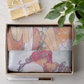 Papier Mousseline Été (quatre saisons), Alphonse Mucha (Cadeau)