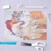 Papier Mousseline Été (quatre saisons), Alphonse Mucha (Artisanat)