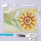 Papier Mousseline Été tournesol (Artisanat)