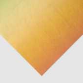 Papier Mousseline Été Tropical Dégradé Orange Lemon Lime Ombre (Détail)