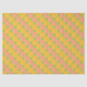 Papier Mousseline Été vert orange (Recto)